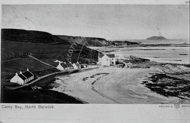 Postcard of 'Canty Bay, North Berwick'.