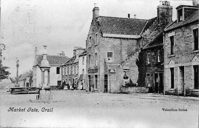 Postcard entitled 'Market Gate, Crail', Crail, c