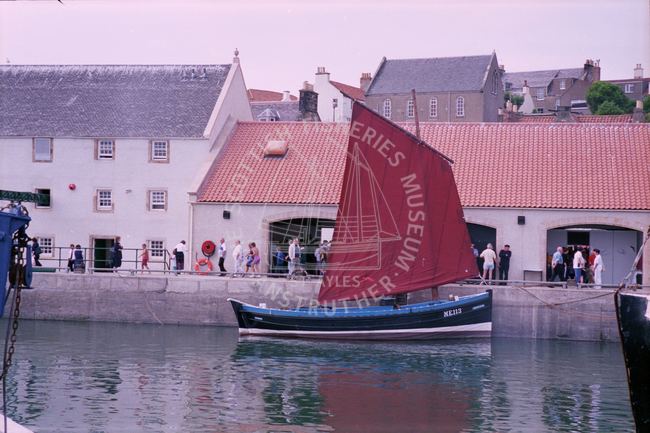 'White Wing', ME113, at Pittenweem Fish Festival