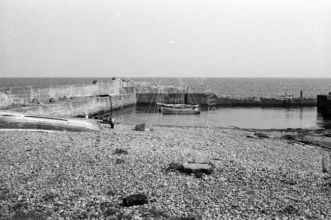 Auchmithie harbour, August 1983.