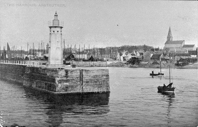 Anstruther harbour, 1904. 