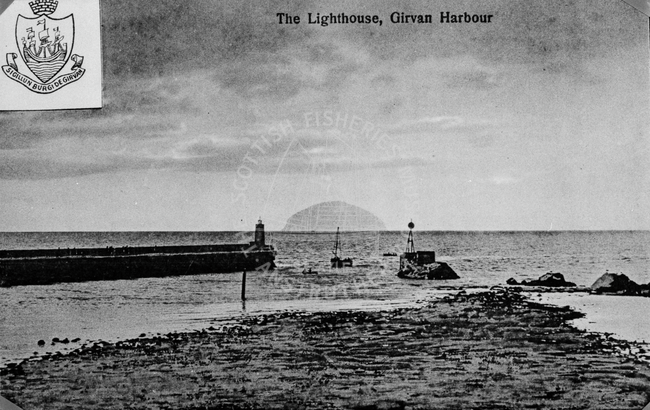 Postcard entitled 'The Lighthouse