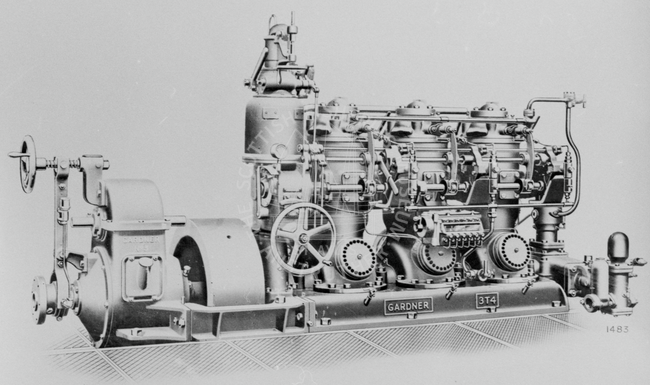 Gardner semi-diesel engine
