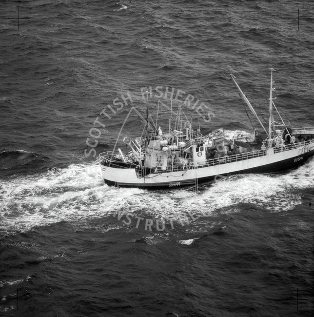 GU5199 at sea, September 1982.
