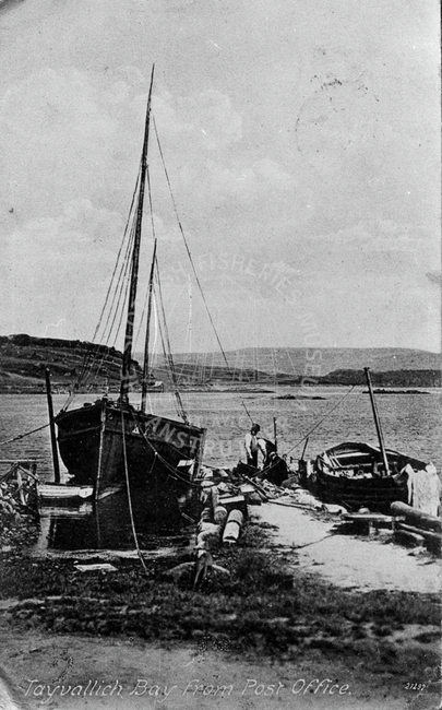 Postcard entitled 'Tayvallich Bay from Post