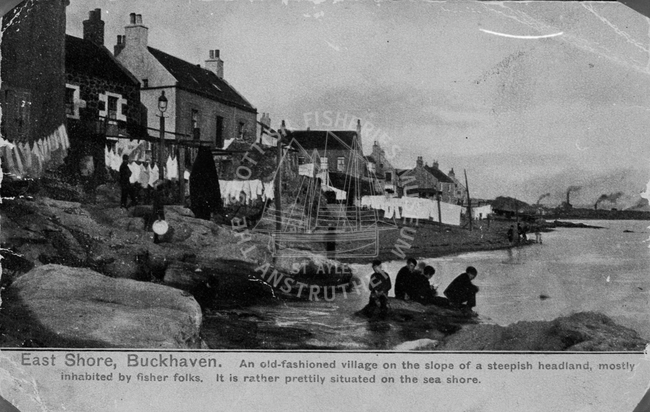 Postcard of East Shore, Buckhaven.