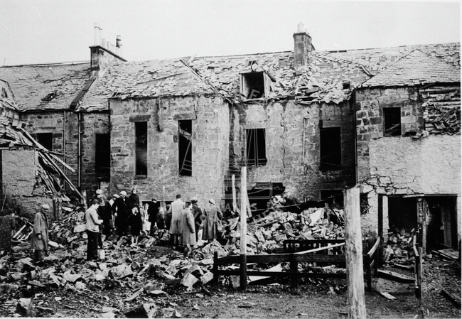 Bomb damage in Cellardyke