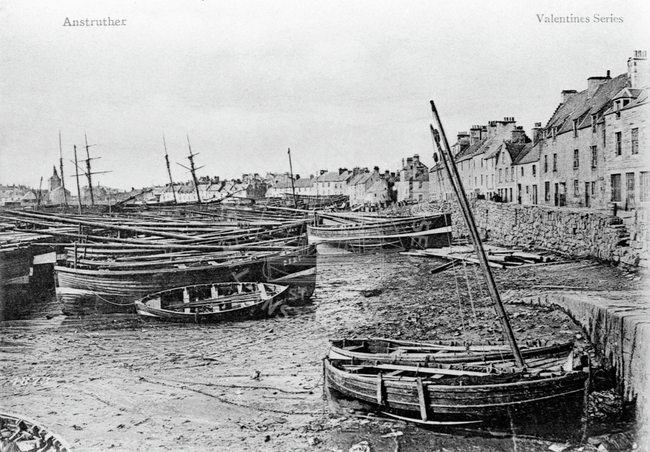 Anstruther Harbour, c.1870
