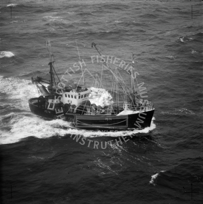 'Amythest', PD74, at sea, November 1982.