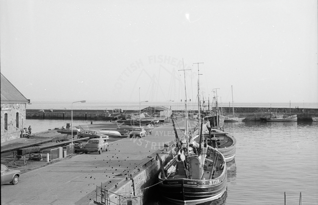 Anstruther harbour, 1980. 