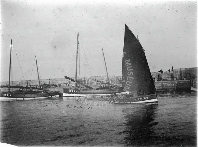 Anstruther harbour, c.1900. 