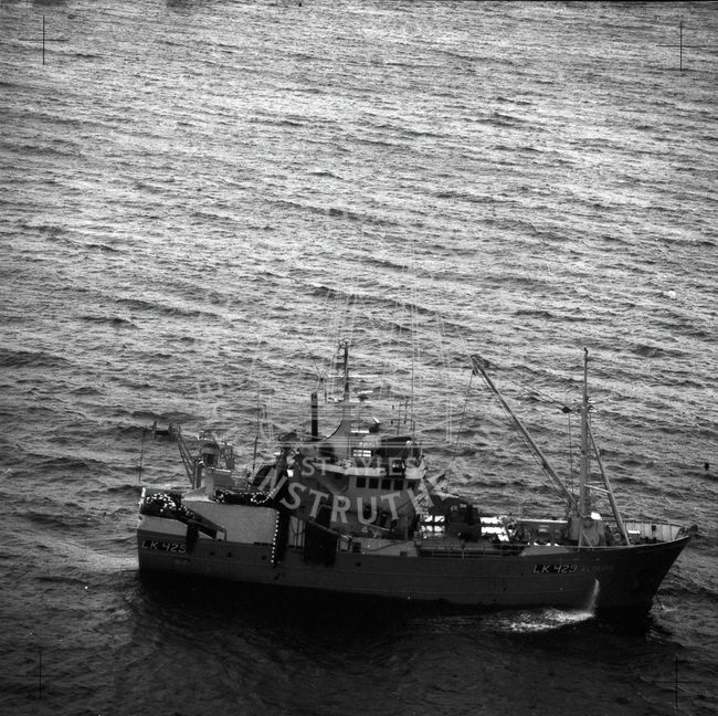 'Altaire', LK429, at sea, September 1982.