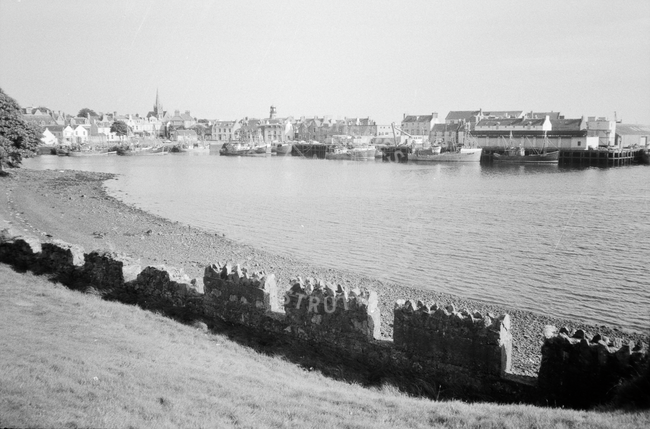 Stornoway Harbour, Isle of Lewis, August 1984.