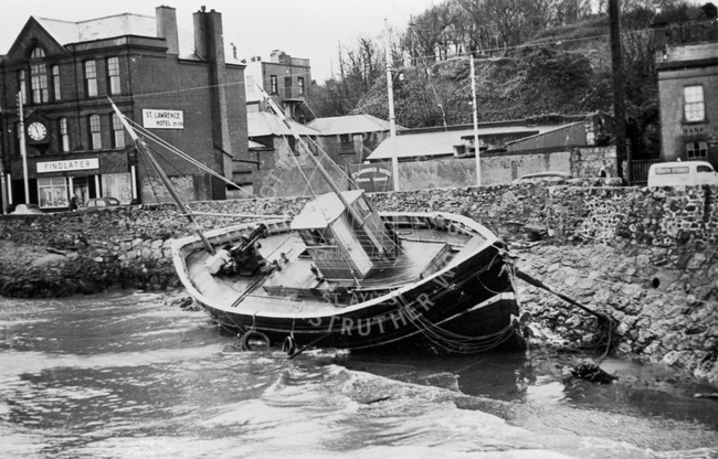 Boat run aground
