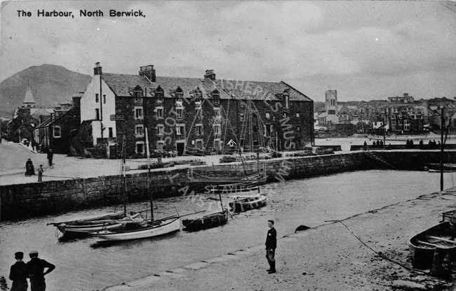 Postcard of 'The Harbour, North Berwick', c.1920
