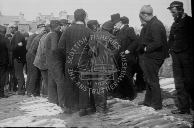 Fish Auction on the Quay, 1895