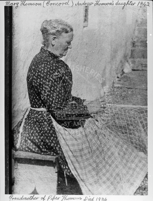 Portrait of Mary Thomson, Buckhaven, pre 1926.