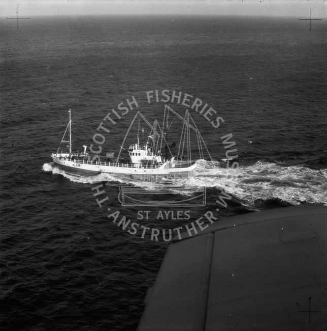 'Orcades VIking', K616, at sea, 1982.