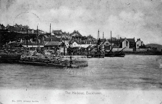 Postcard entitled ''The Harbour, Buckhaven'.