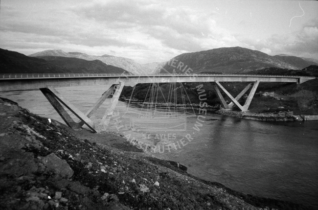The new Kylesku bridge shortly after opening