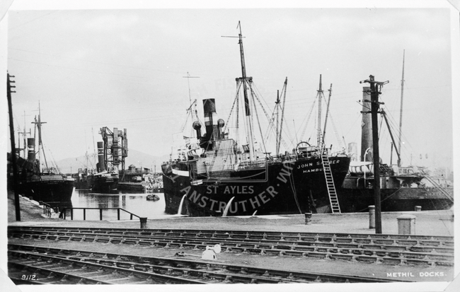 Postcard of 'Methil Docks', c.1935