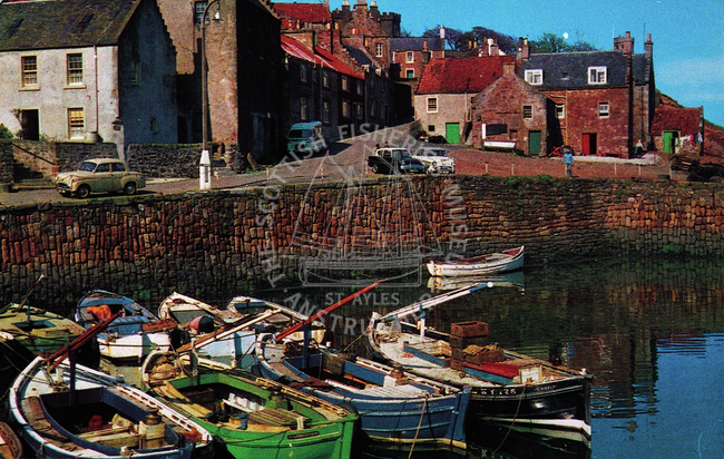 Boats in harbour, Crail.