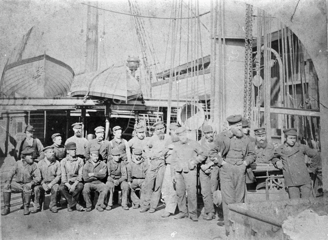 Captain John Thomson and crew.