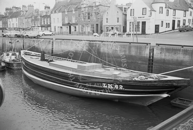 Hull of 'Research', LK62, after restoration