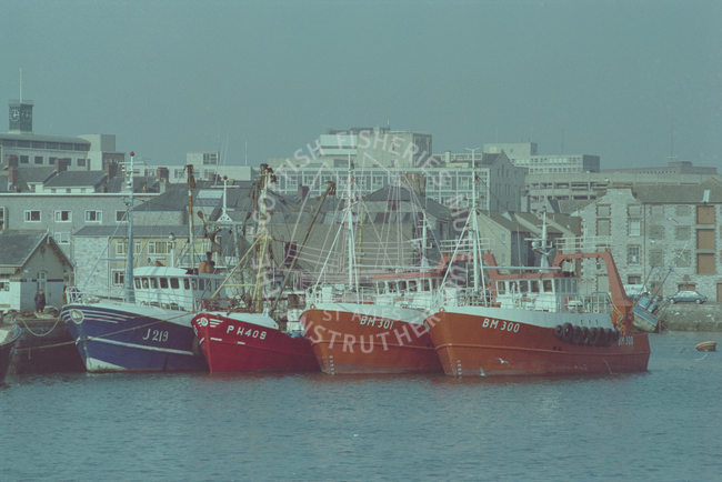 Boats in Plymouth.