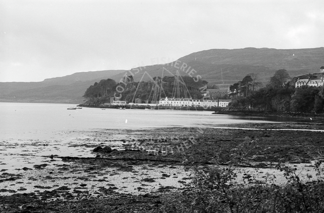 Portree harbour, Isle of Skye, October 1983.