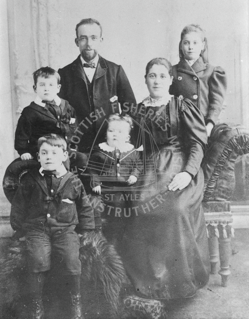 Portrait of Robert Mitchell and family, c.1900.