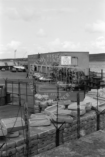 Fishmarket, Lerwick, September 1984
