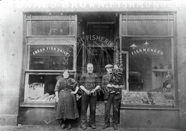 James Brown fishmongers, Musselburgh,