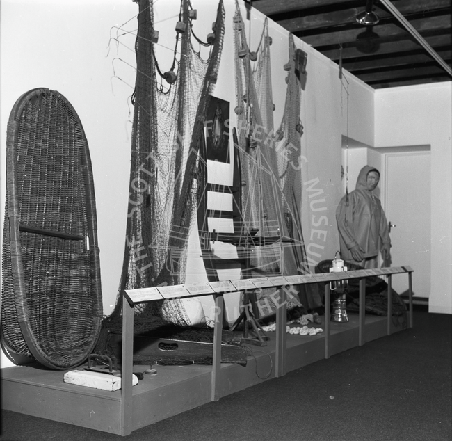 Display of fisherman's equipment