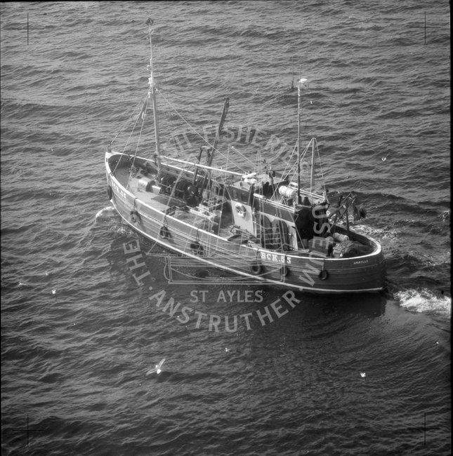 'Amaryllis' BCK55, at sea, August 1982