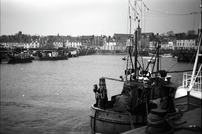 Anstruther Harbour, 1985 - day after Pittenweem