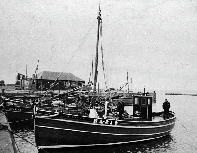'Aliped IV', BA214, in harbour, Girvan.