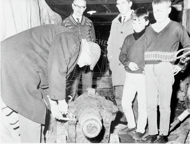 Cannon recovered from the Firth of Forth, 1968.