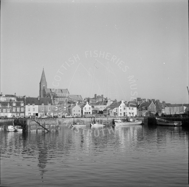 Anstruther harbour, 1975