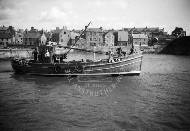 'Almanzora' CN54, in harbour, St Monans, 1949.