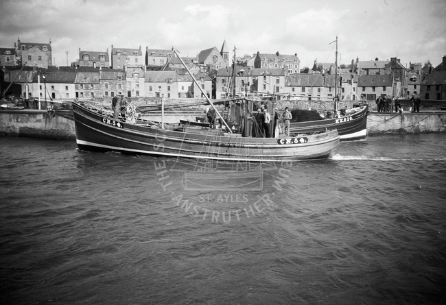 'Almanzora' CN54, in harbour, St Monans, 1949.